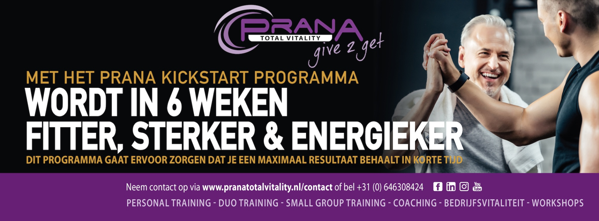 Folder prana kickstart programma