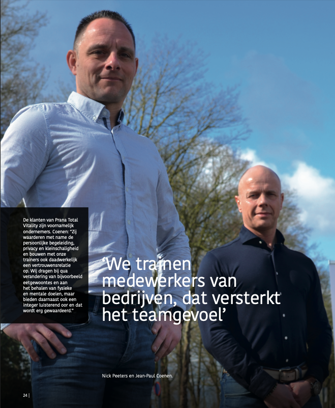 Nick en Jean-Paul in zakenblad nummer 1